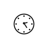 plantillas de diseño de vector de icono de reloj