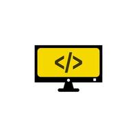 coding icon vector design templates