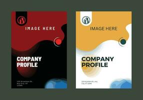 Business Company Profile Template Brochure Layout vector