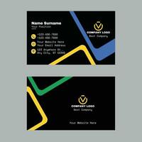 creativo negocio tarjeta diseño plantillas. profesional y elegante resumen negocio tarjeta plantillas Perfecto para tu empresa y trabajo título. negocio tarjeta vector diseño plantillas.