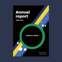 Annual report brochure flyer design template vector,  Leaflet presentation. Layout in A4 Size. vector