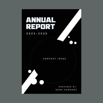 Annual report brochure flyer design template vector,  Leaflet presentation. Layout in A4 Size. vector