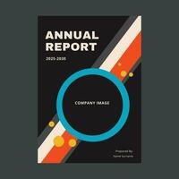 Annual report brochure flyer design template vector,  Leaflet presentation. Layout in A4 Size. vector