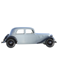 Retro car isolated 3d png