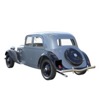 Retro car isolated 3d png