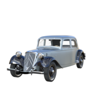 retro Auto isoliert 3d png