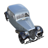 retro Auto isoliert 3d png