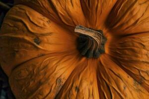 Texture of pumpkins. Pumpkin background. Generative AI photo