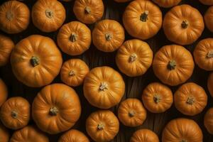 Texture of pumpkins. Pumpkin background. Generative AI photo