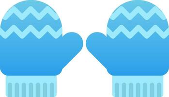Gloves icon vector for winter event. Mitten icon for cold season graphic resource. Gloves for icon, symbol, winter or Christmas celebration. Winter clothes to keep the body warm