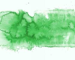 Watercolor abstract green stain photo