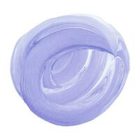 Round paint abstract spot in light blue color. You can use it as a brush or as a background vector