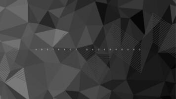 abstract dark grey geometric background vector