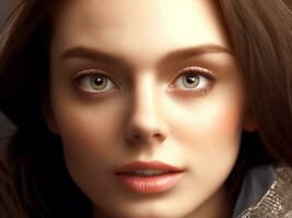 photo realistic beautifull girl ai generative image and wallpaper