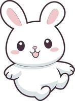 cute rabbit vector