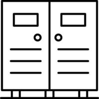 locker vector design icon for download.eps