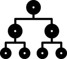 solid icon for structured vector
