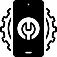 solid icon for functional vector
