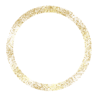Gold circle border png