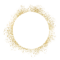 Gold circle border png