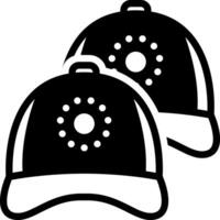 solid icon for caps vector