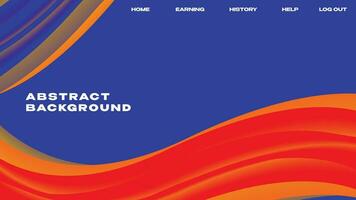 Abstract gradient color background for business and web vector style