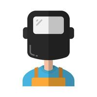 Welder avatar vector ilustration