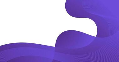 abstract purple wave background with copy space area vector