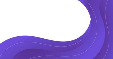 abstract purple wave background with copy space area vector