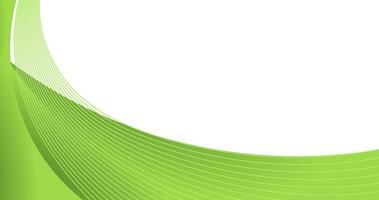 abstract green bio curve background for business with copy space area vector