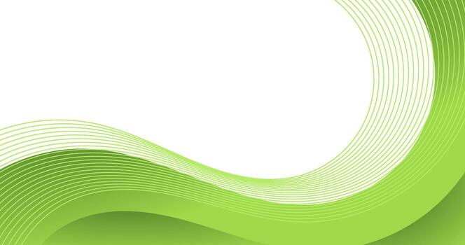 resumen verde bio curva antecedentes para negocio con Copiar espacio zona vector