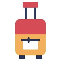 Luggage Icon Illustration, for uiux, web, app, infographic, etc vector