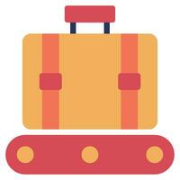 Baggage Claim Icon Illustration, for uiux, web, app, infographic, etc vector