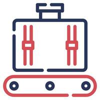 Baggage Claim Icon Illustration, for uiux, web, app, infographic, etc vector