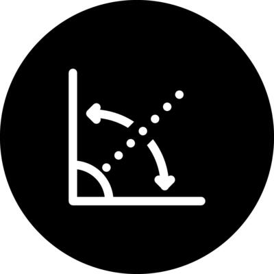 solid icon for angle