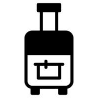 Luggage Icon Illustration, for uiux, web, app, infographic, etc vector