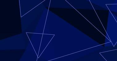 abstract modern blue background with triangles vector