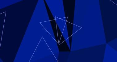 abstract modern blue background with triangles vector