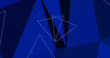 abstract modern blue background with triangles vector