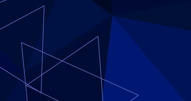 abstract modern blue background with triangles vector