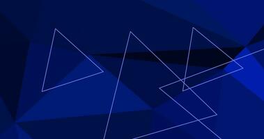 abstract modern blue background with triangles vector