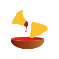 caseoso nachos ai generativo png