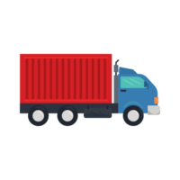 Entrega transporte carga logístico ai generativo png