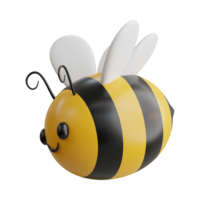 Cute Honey Bee AI Generative png