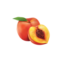 Delicious Peaches AI Generative png