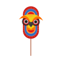 traditionnel rituel barong masques ai génératif png