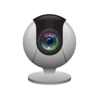 Webcam Câmera lente ai generativo png