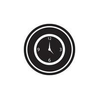 wall clock icon vector