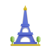 eiffel torre silueta turista atracción ai generativo png