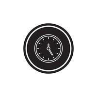 wall clock icon vector